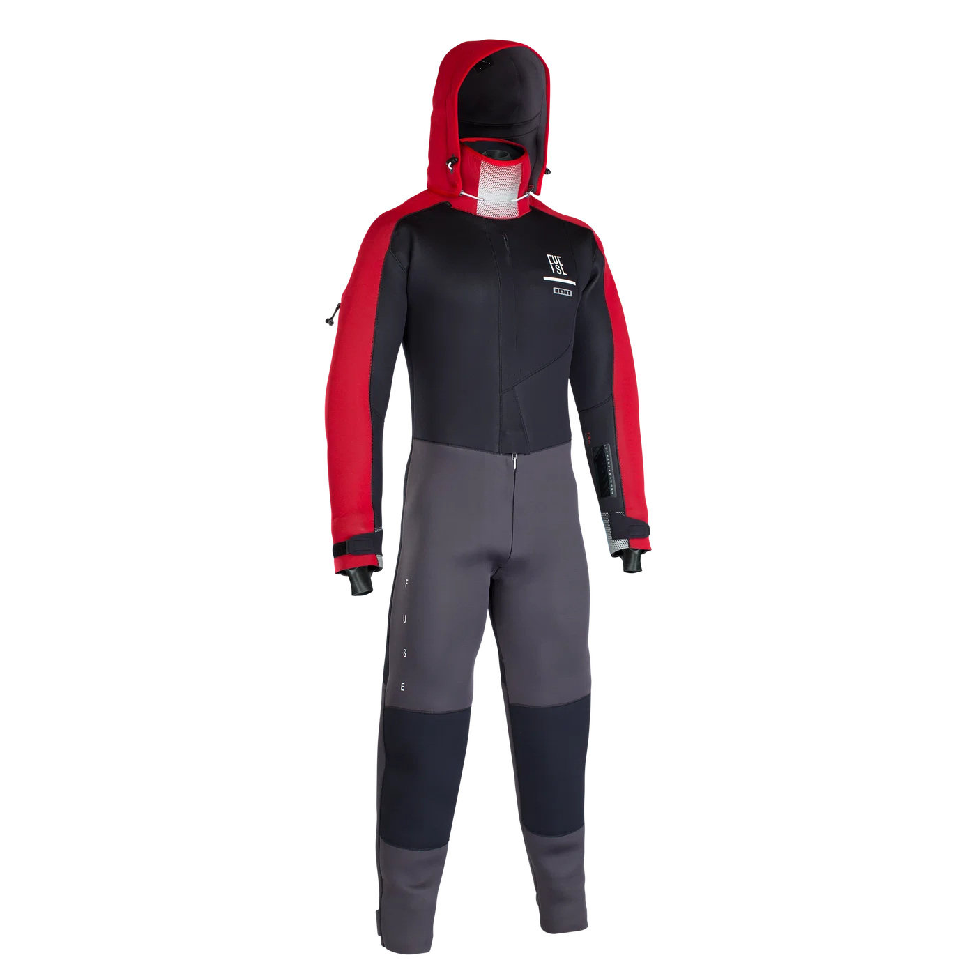 Unisex Drysuit Fuse 4/3 Back Zip — 900/5xx black/red