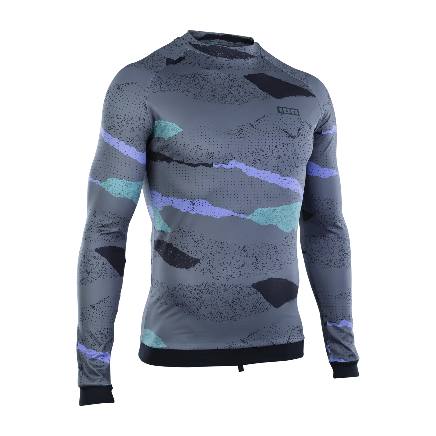 Rashguard Maze LS men — Dark collage