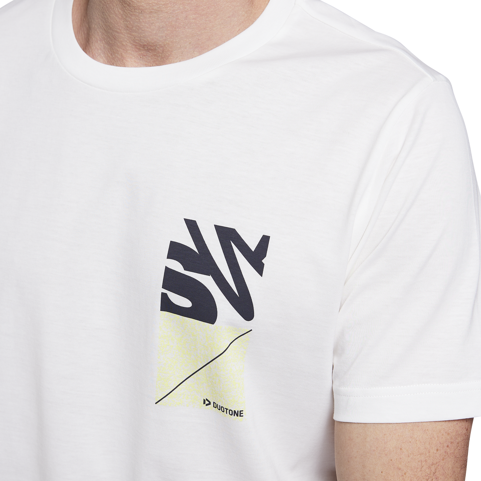 Tシャツ・カットソー MALO Men T Shirts UJA048J3U72 E105 White DUOTONE Apparel ᐅ New Duotone Tee Cyclone SS undyed men