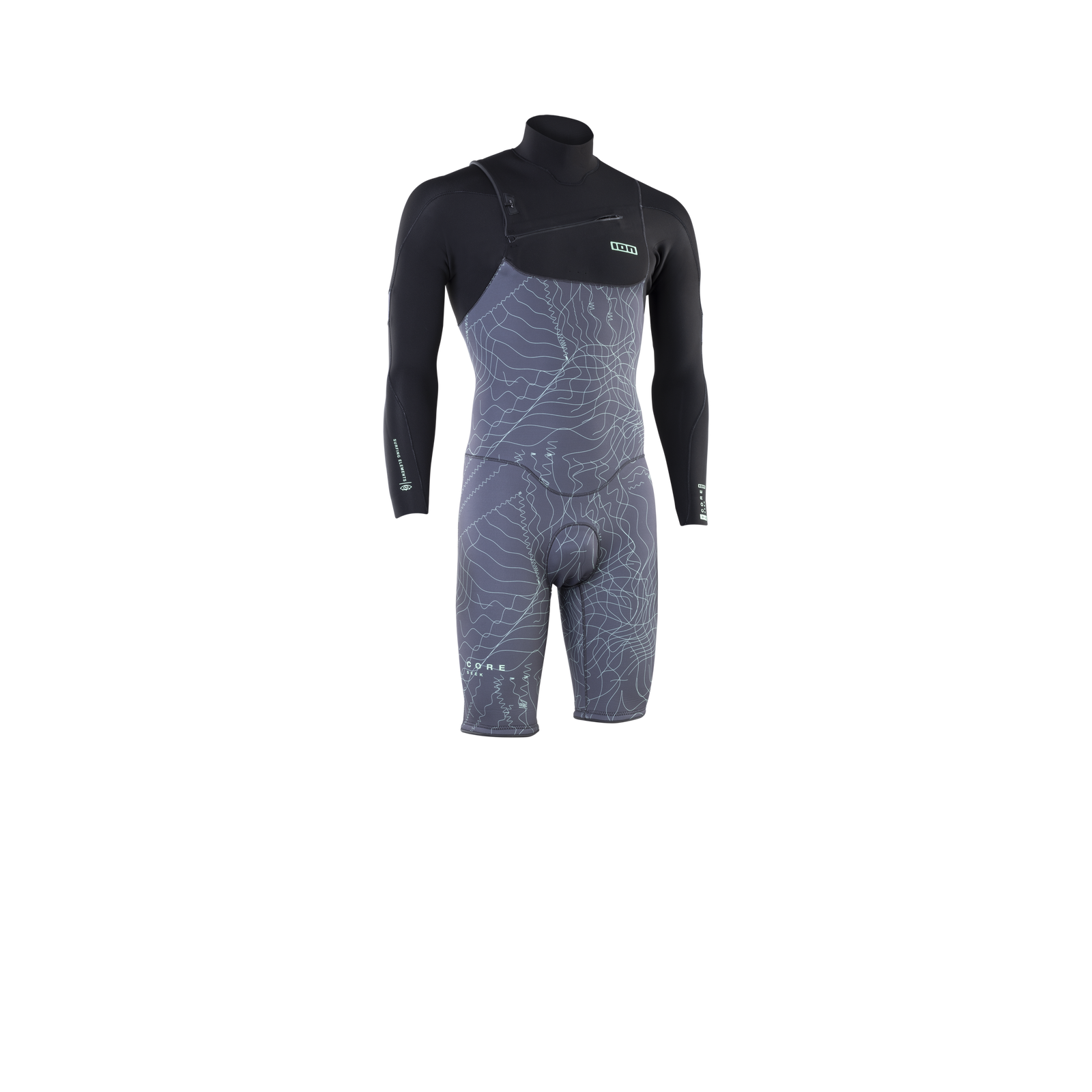 Men Wetsuit Seek Core 3/2 Shorty LS Front Zip | ION Water