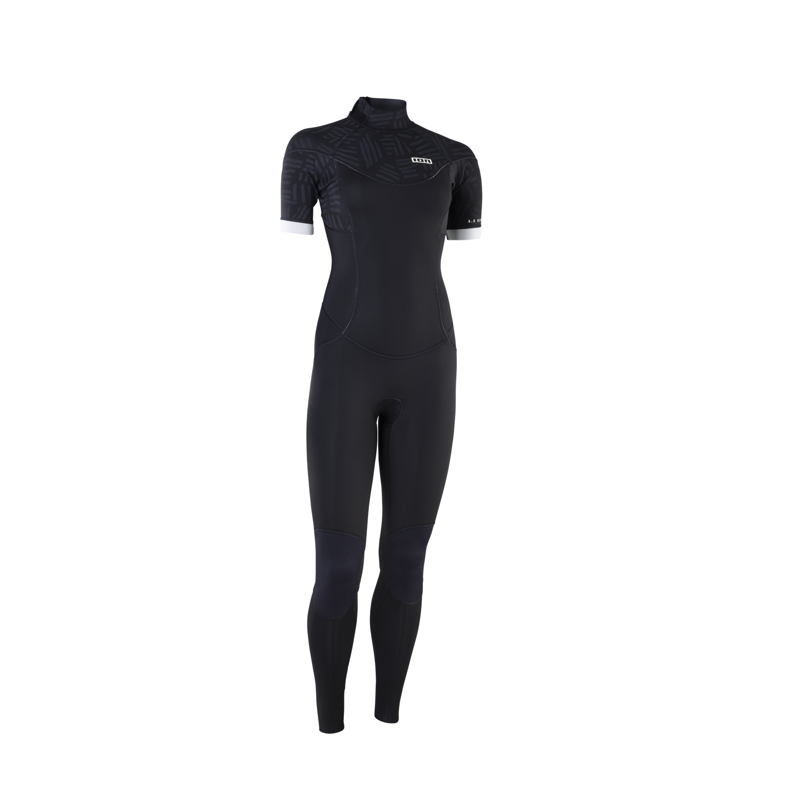 Combinaison De Plongée Shorty Ion Amaze SS Pour Femme - Néoprène Noir à Fleurs - Neuf Sous Emballage