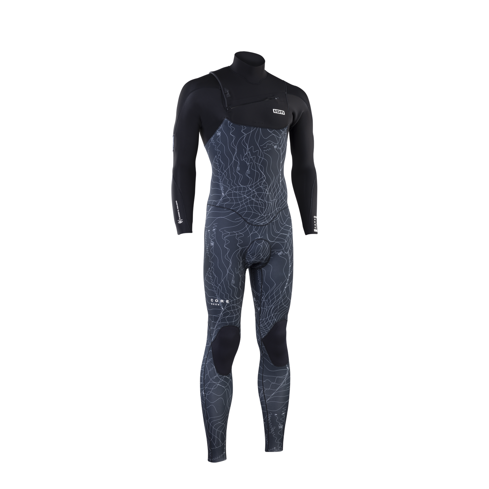 Men Wetsuit Seek Core 5/4 Front Zip | ION Water Men Wetsuit Seek Core 5/4 Front Zip | ION Water