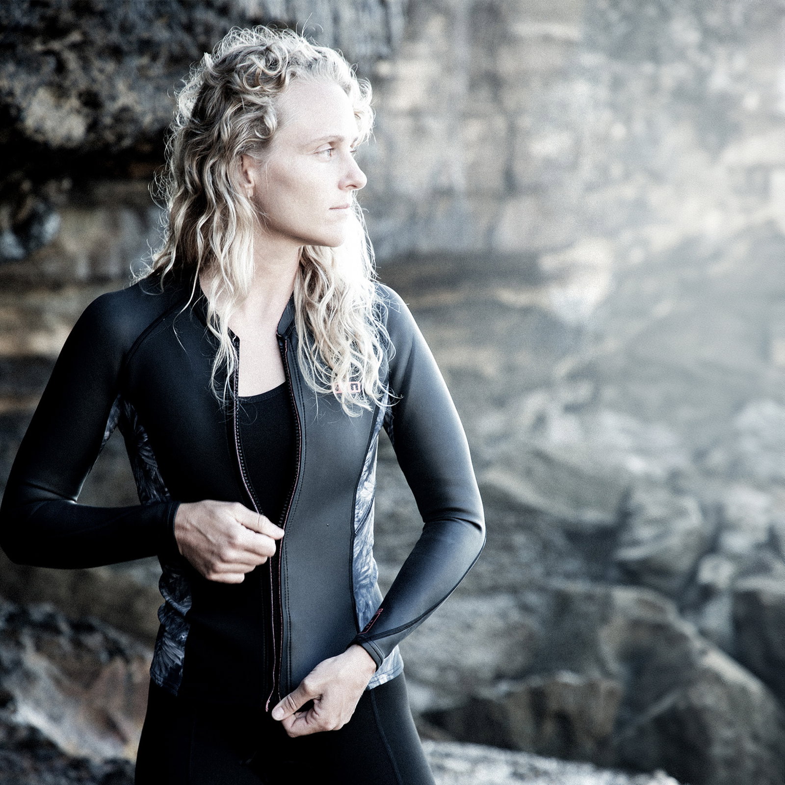 Neo Zip Top 2/1 Longsleeve Skin Women | ION Water