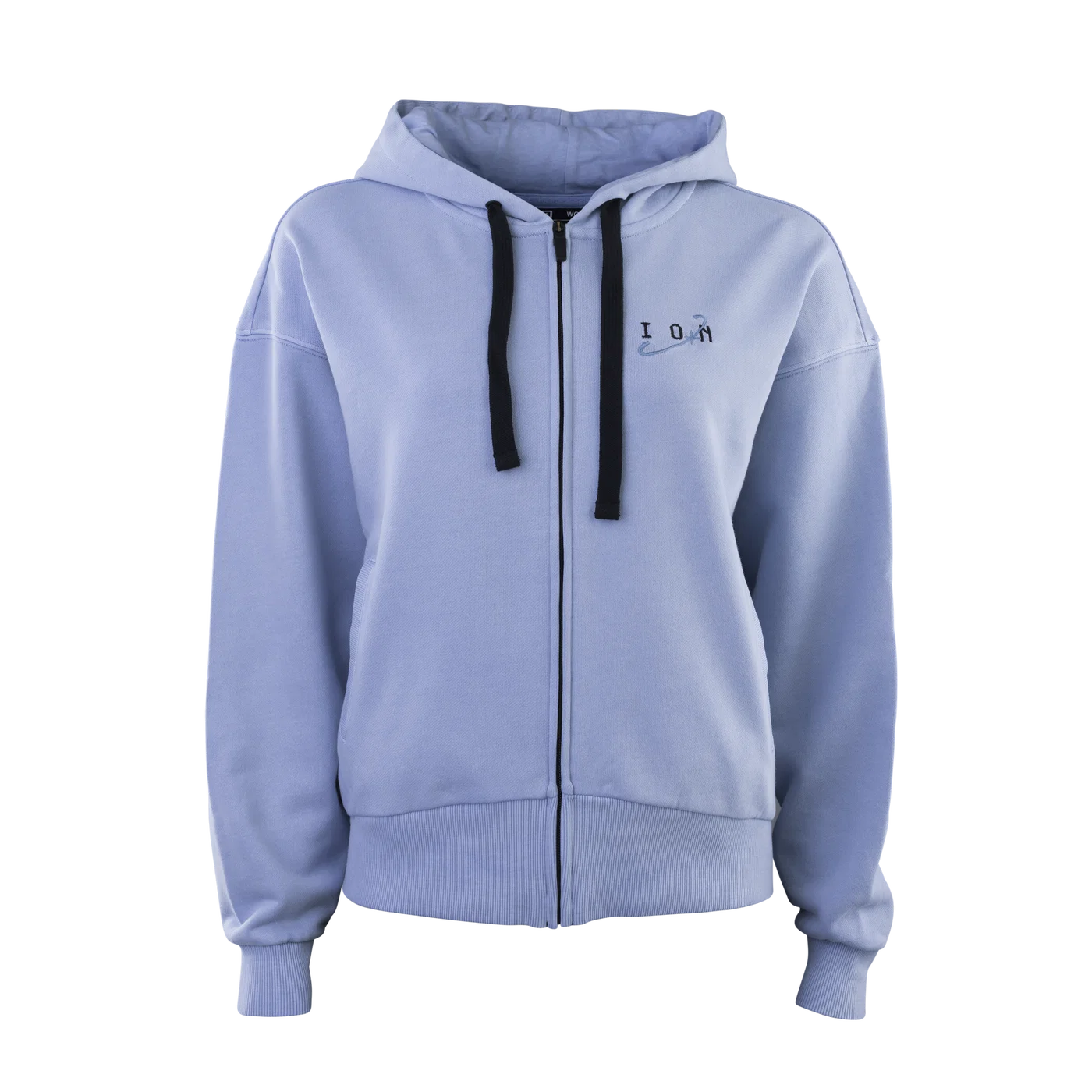 Hoody No Bad Days Zip Women — Misty blue