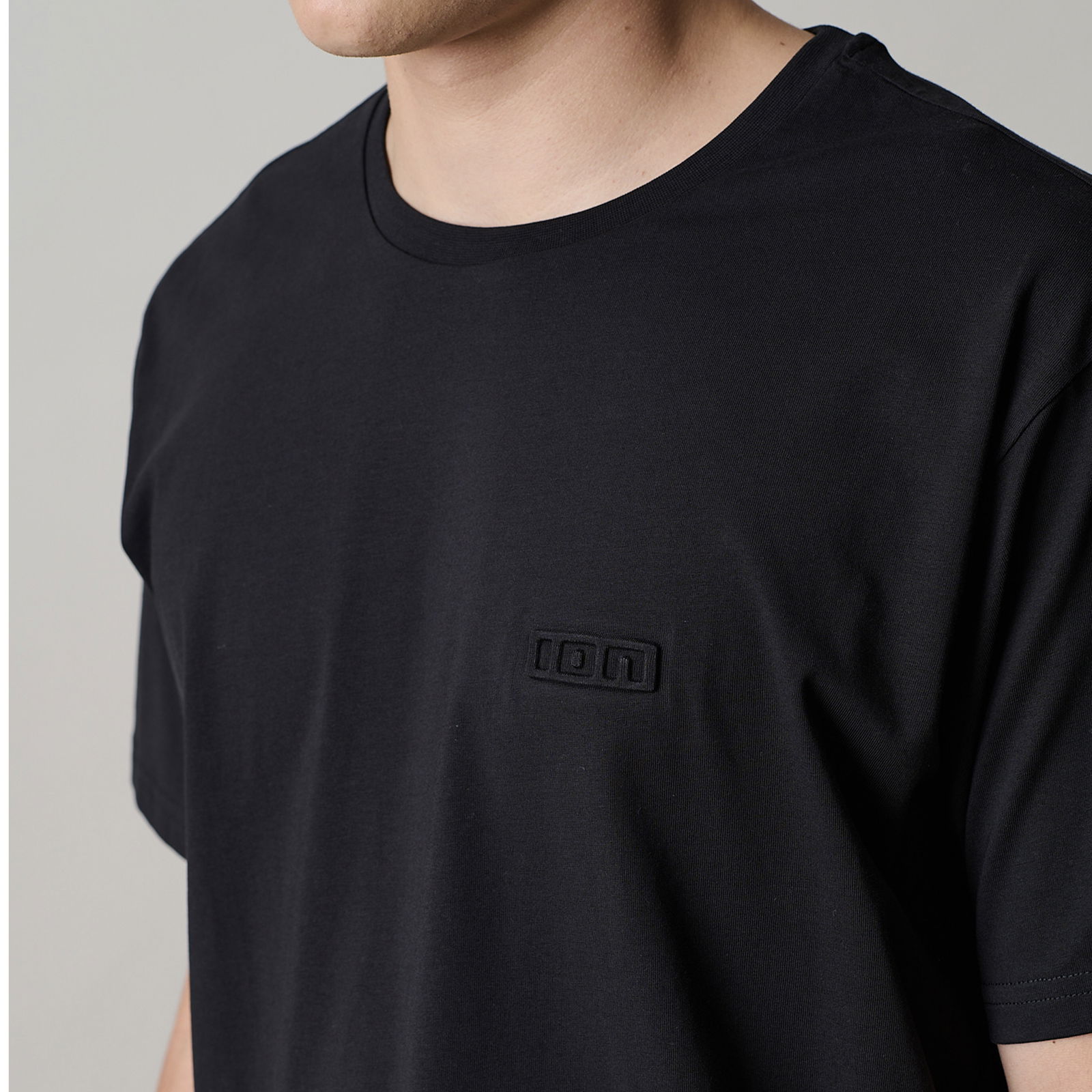 Tシャツ・カットソー IONSEOUL Henry Neck Pigment Short Sleeve Knit JP5D0028 Blue Structure Knit Irving Short-Sleeve Shirt | Theory