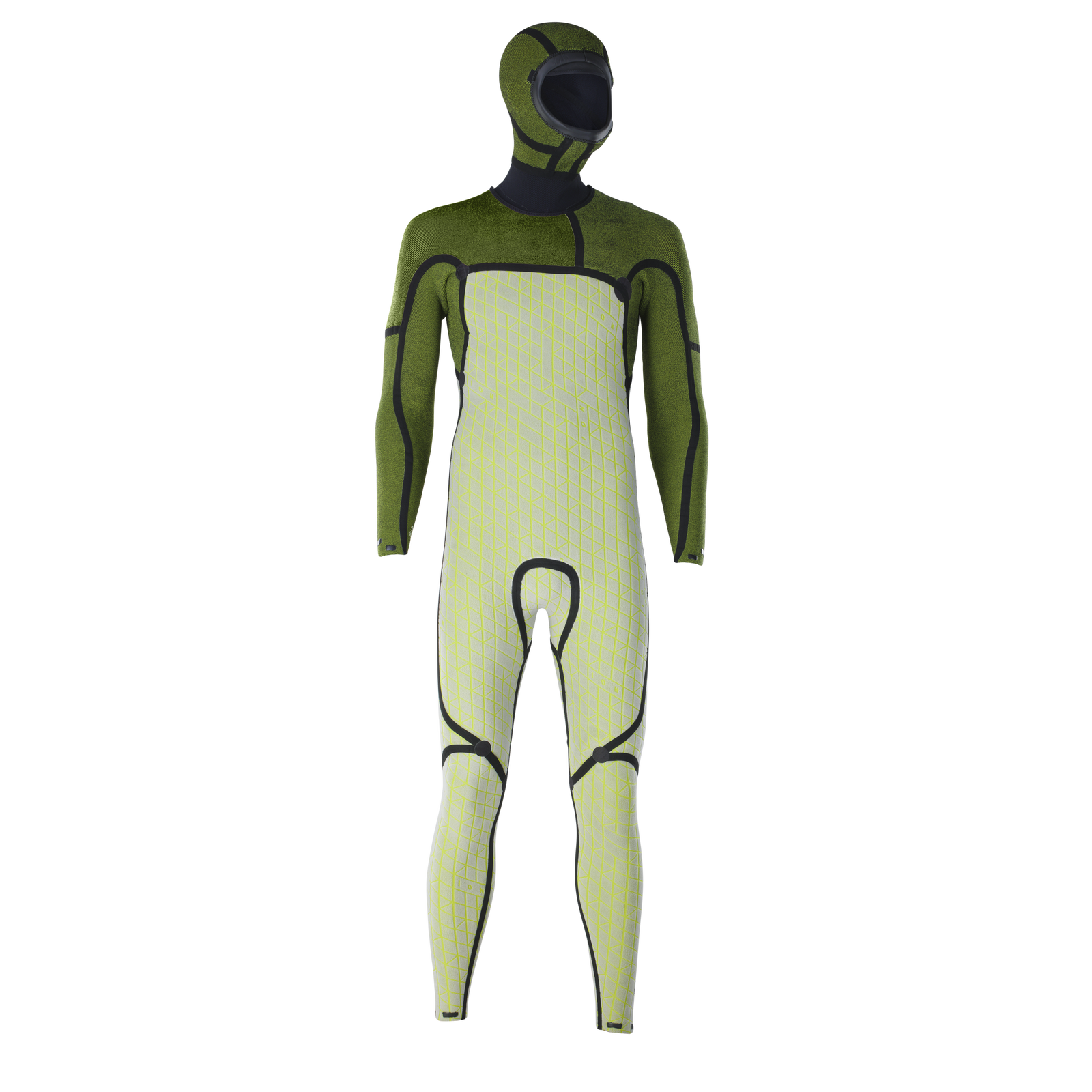 ION Wetsuit Men Seek Select 5.5/4.5 Hood Front Zip