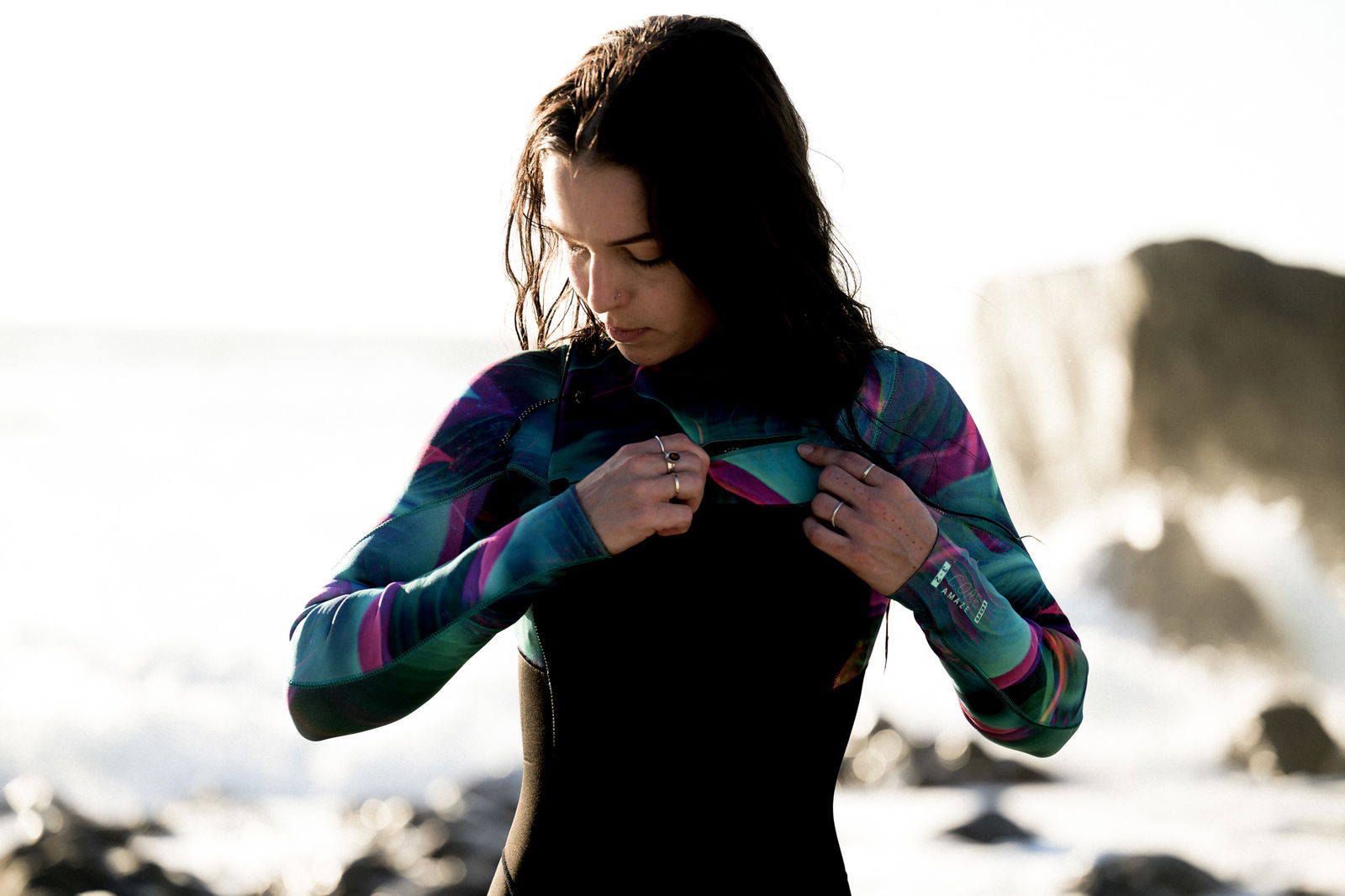 Women Wetsuit Amaze Core 5/4 Front Zip | ION Water