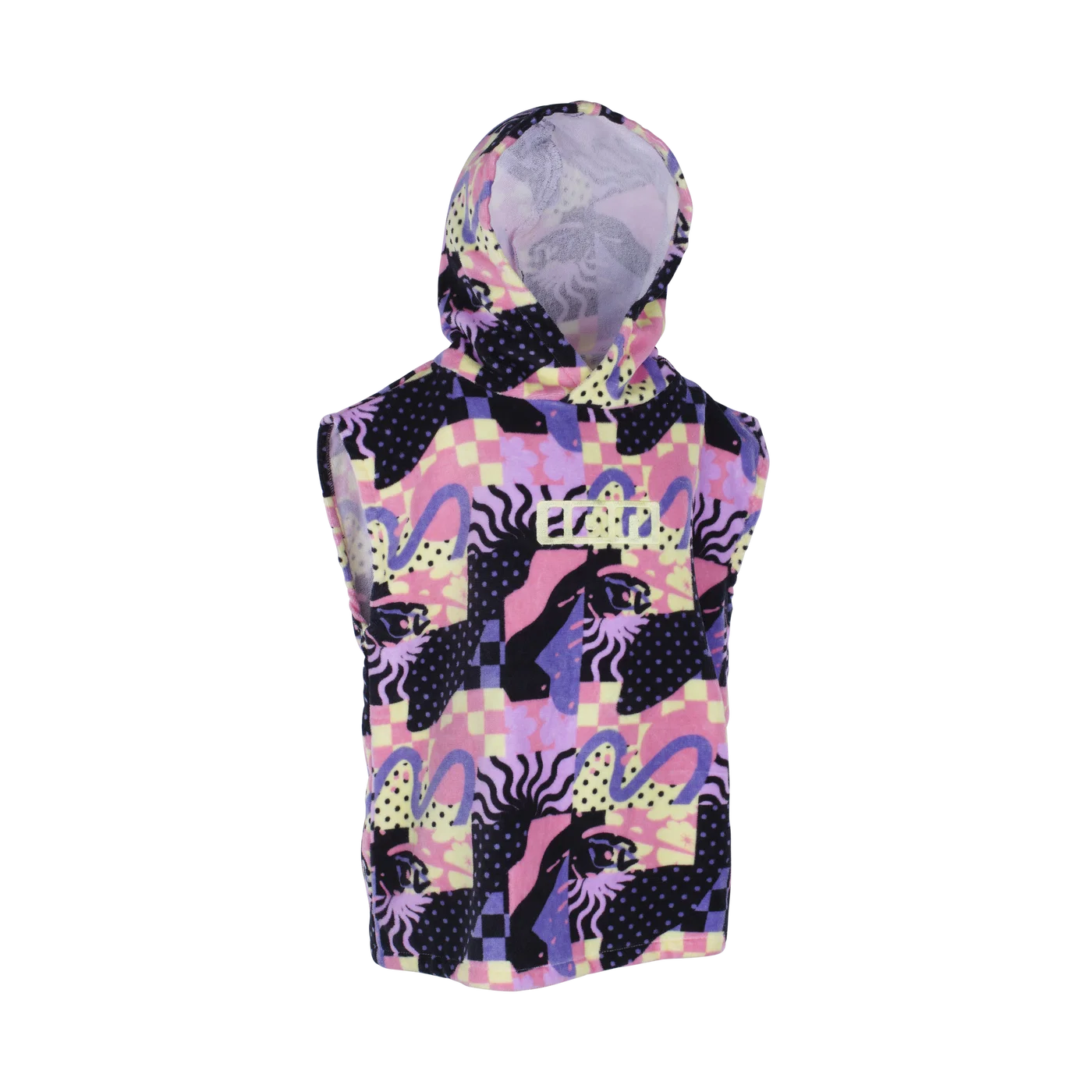 Poncho Mini Grom — Funky coral