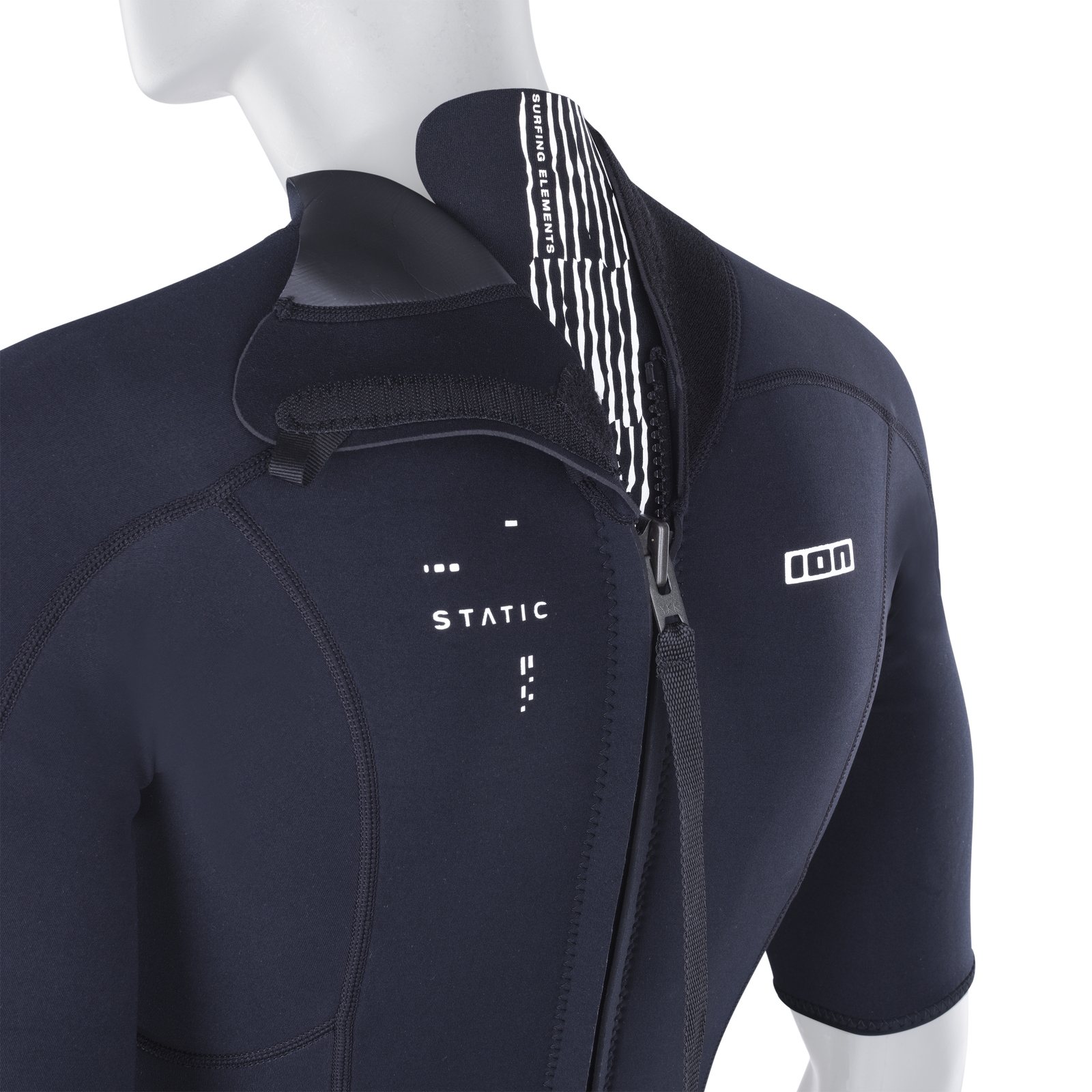 Wetsuit Static 3/2 Overknee Short Sleeve Back Zip men | ION