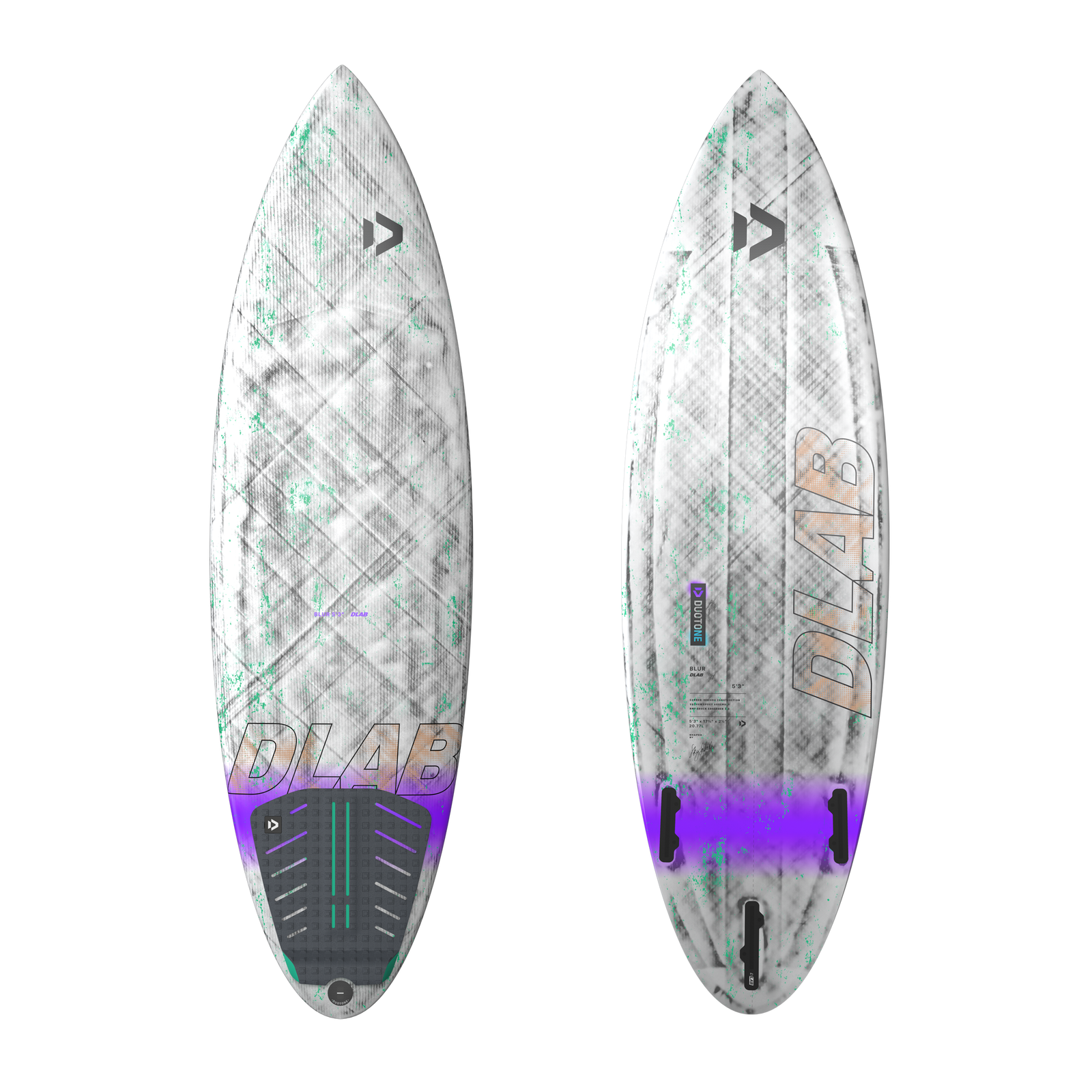 Duotone Kite Deska Surf Kite Blur D/LAB 2026 C61:black/white