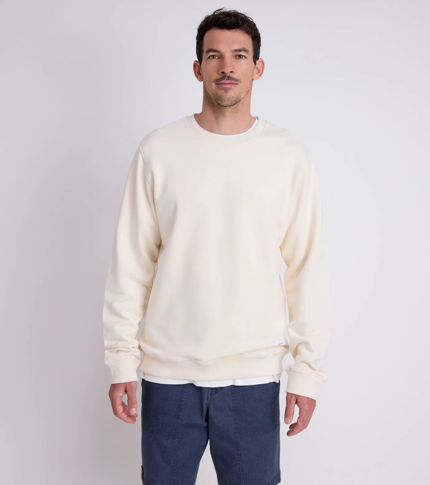 Sweater Concept Blue — Undyed cotton
