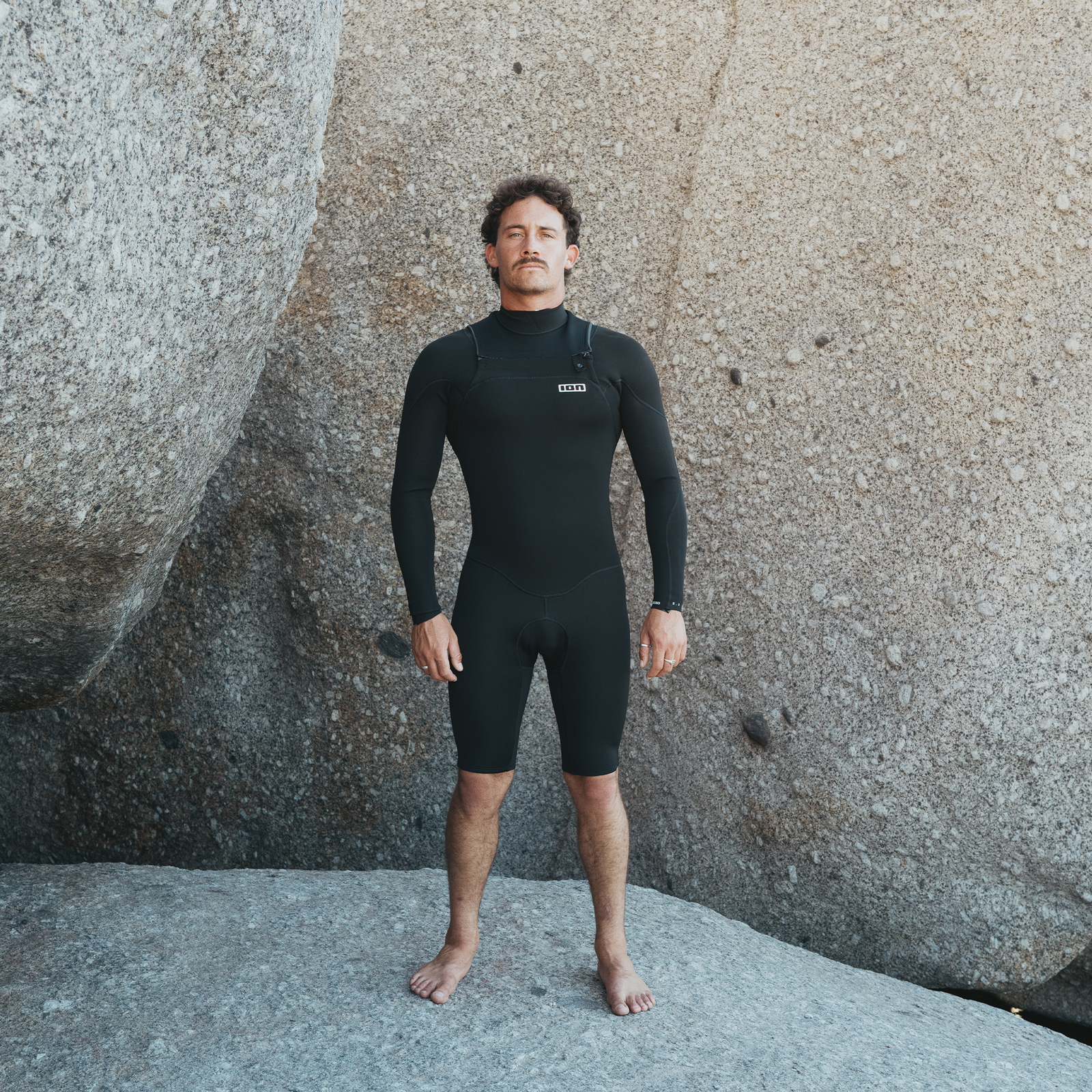 Element 2/2 Shorty Long Sleeve Front Zip Wetsuit Men | ION Water