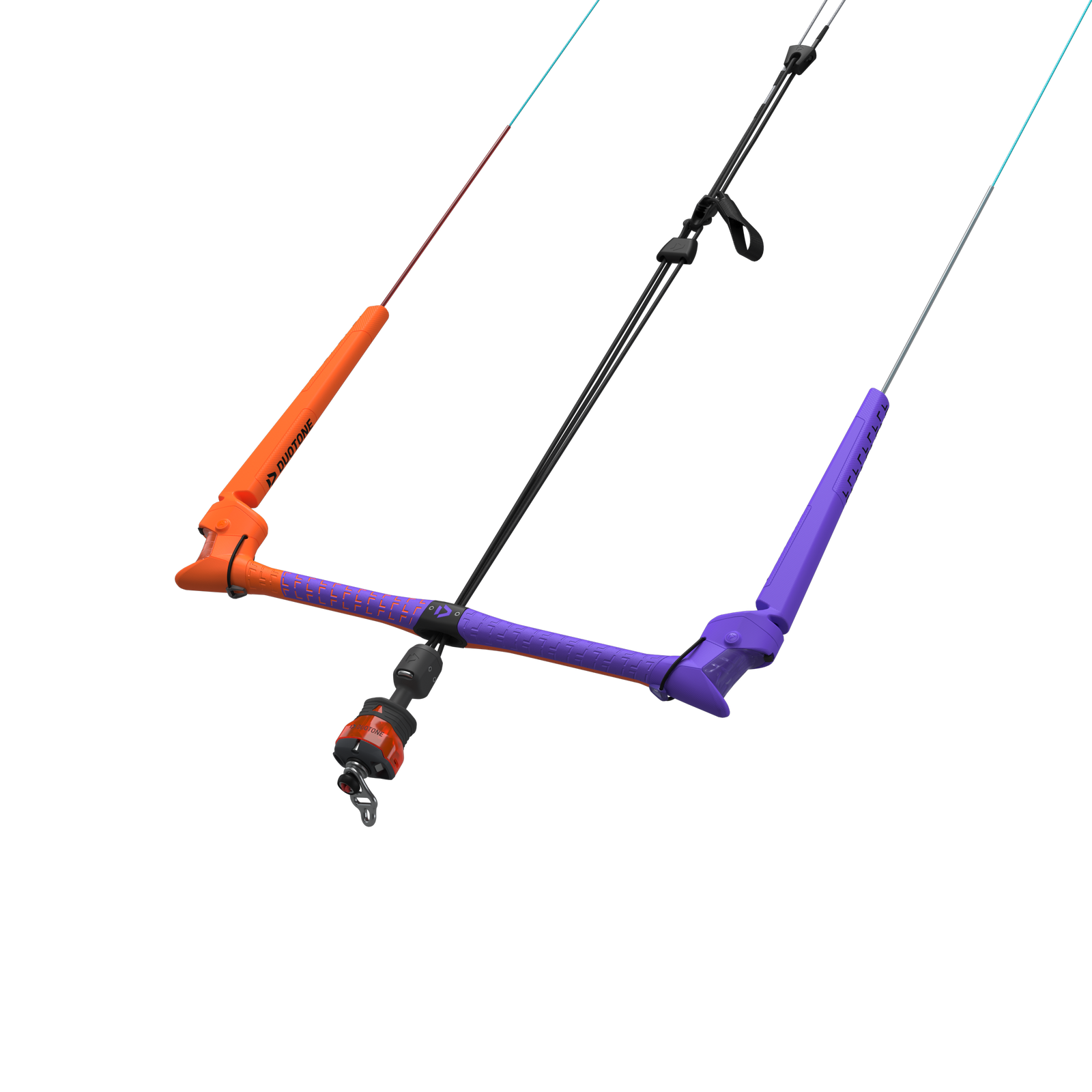 Duotone Kite Bar Trust Quad Control 2027 C78:purple/bright-orange