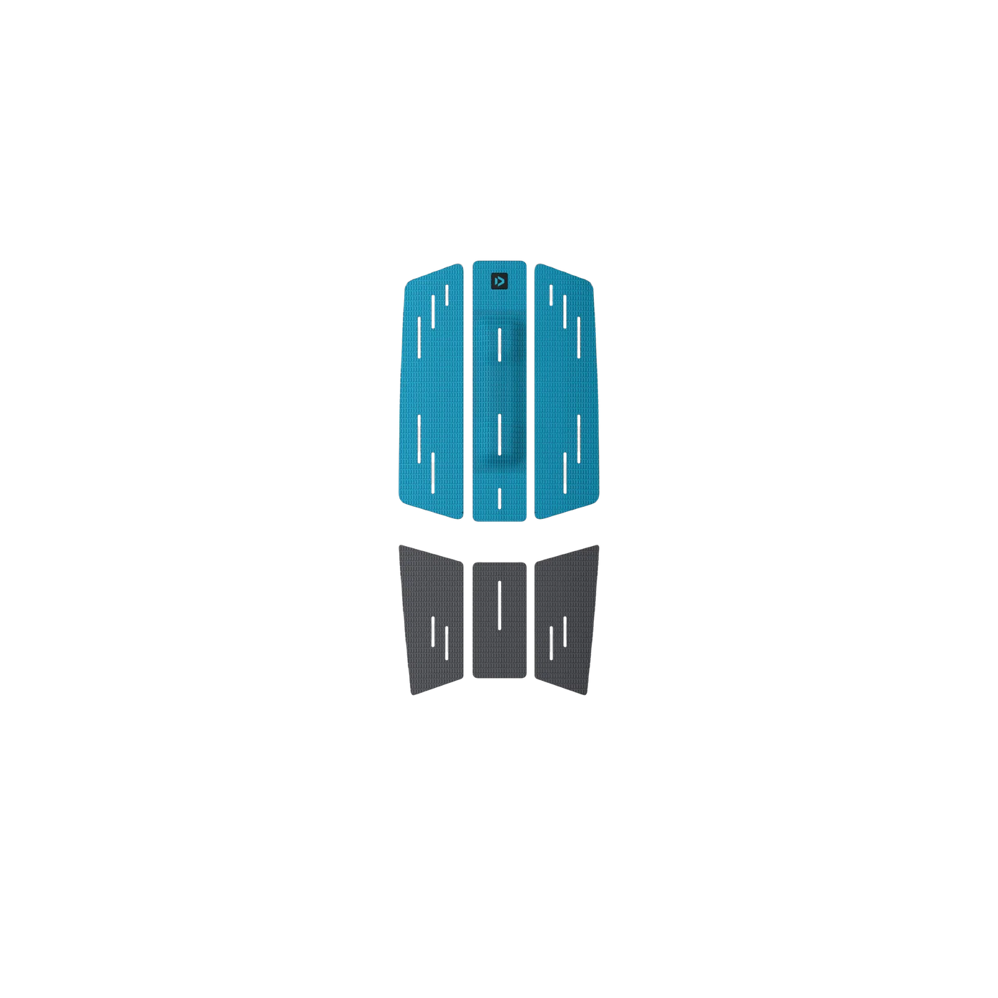 Traction Pad Front — Gray/turqouise