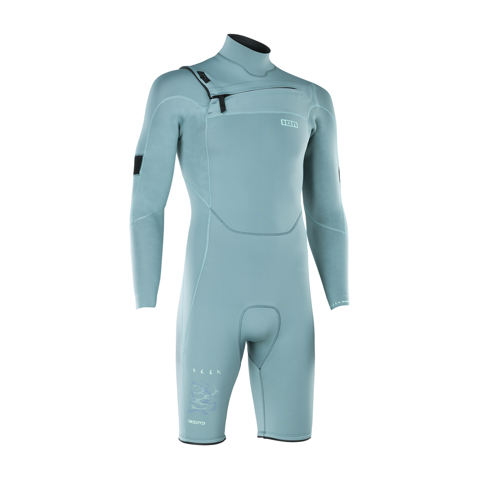 Ion Pianka Seek Core 3/2 Shorty LS Front Zip men 2027 633 lagoon-green