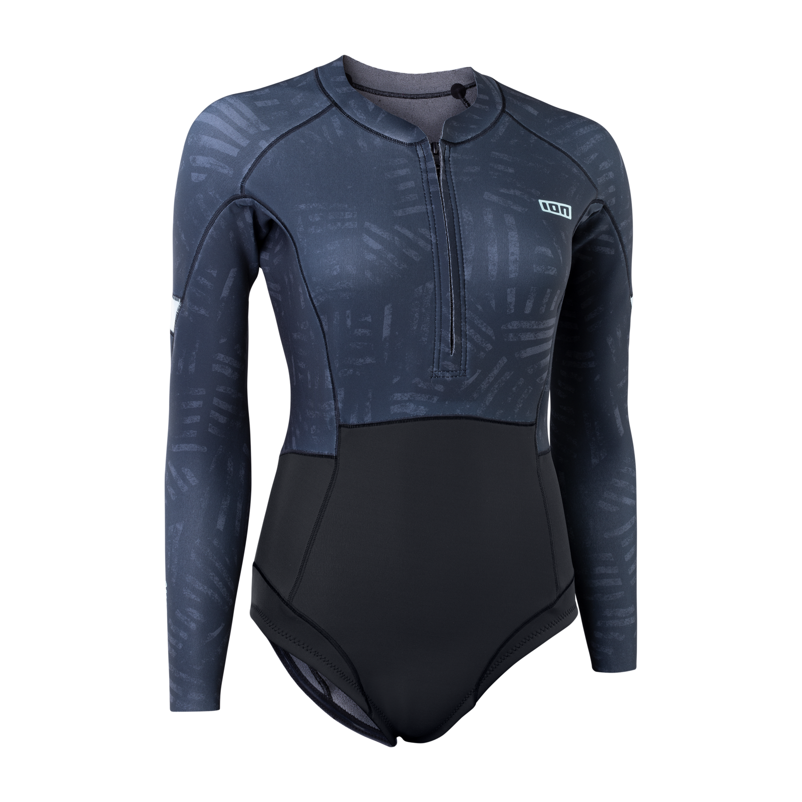 Ion Pianka Amaze Hot Shorty 1.5 LS Front Zip women 2026 020 black-mural