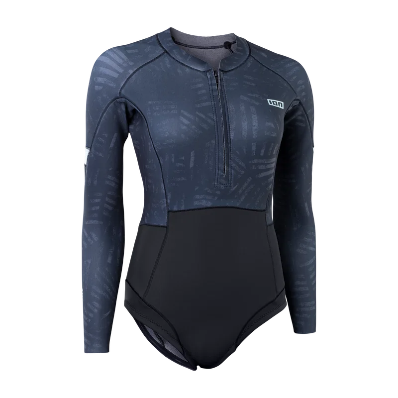 Ion Pianka Amaze Hot Shorty 1.5 LS Front Zip women 2026 020 black-mural