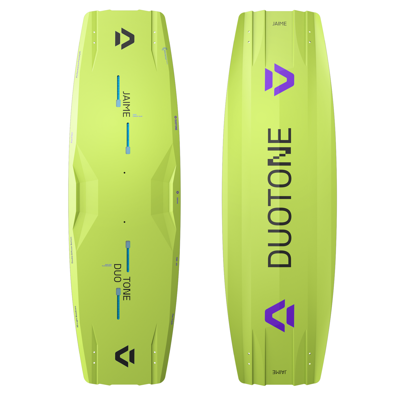 Duotone Kite Deska Kite TT Jaime Concept Blue 2027 C94:lime