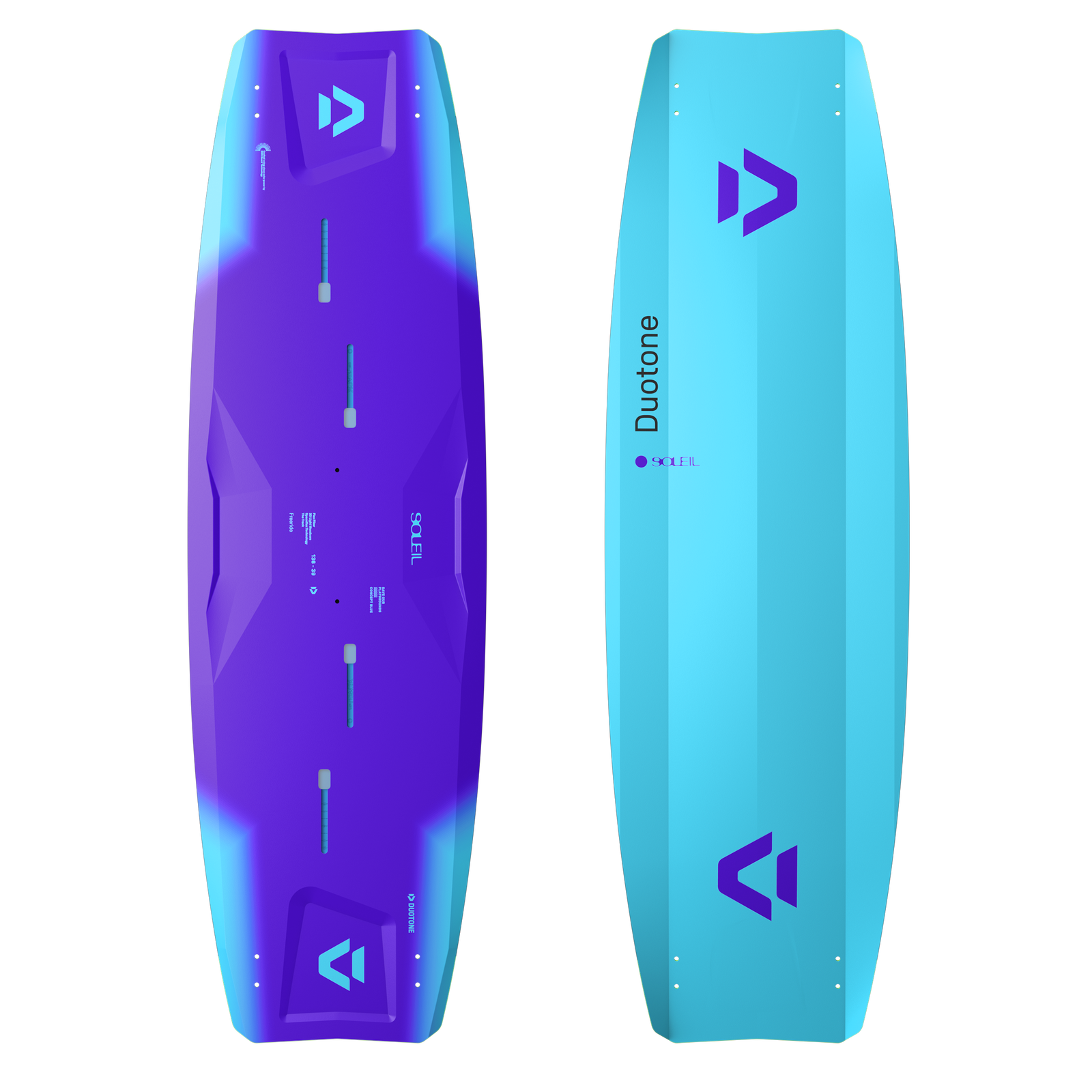 Duotone Kite Deska Kite TT Soleil Concept Blue 2027 C55:purple